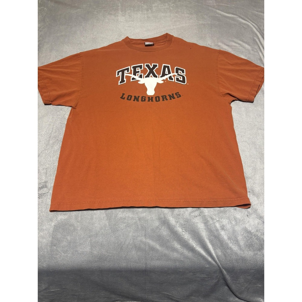 Vintage Texas Longhorns Shirt Mens XL Orange NCAA Football Foot Locker 90s Tee